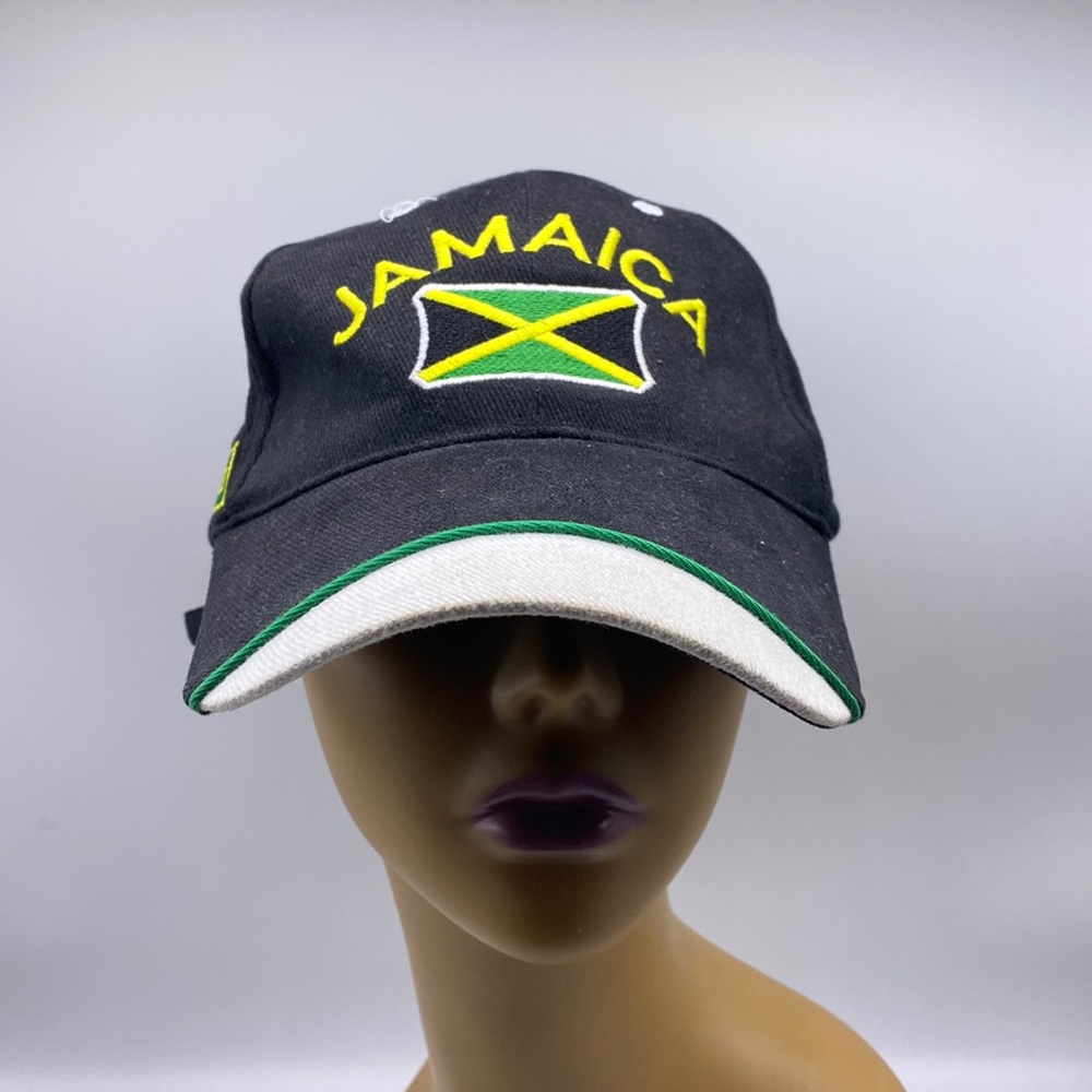 Jamaican Flag‎ Embroidered Snapback Adjustable Baseball Cap NWT